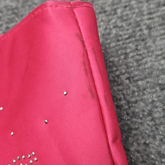 VTG Y2K Victorias Secret Tote Bag Pink Black Handles Beach Pool Carry 90s - Picture 3 of 12